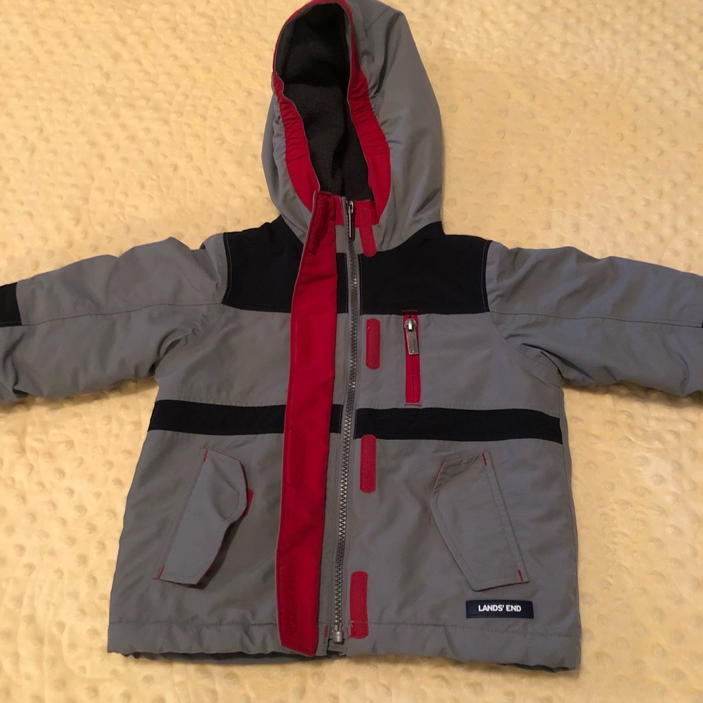 Lands End Winter Coat 3T